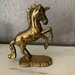 Vintage Brass Unicorn
